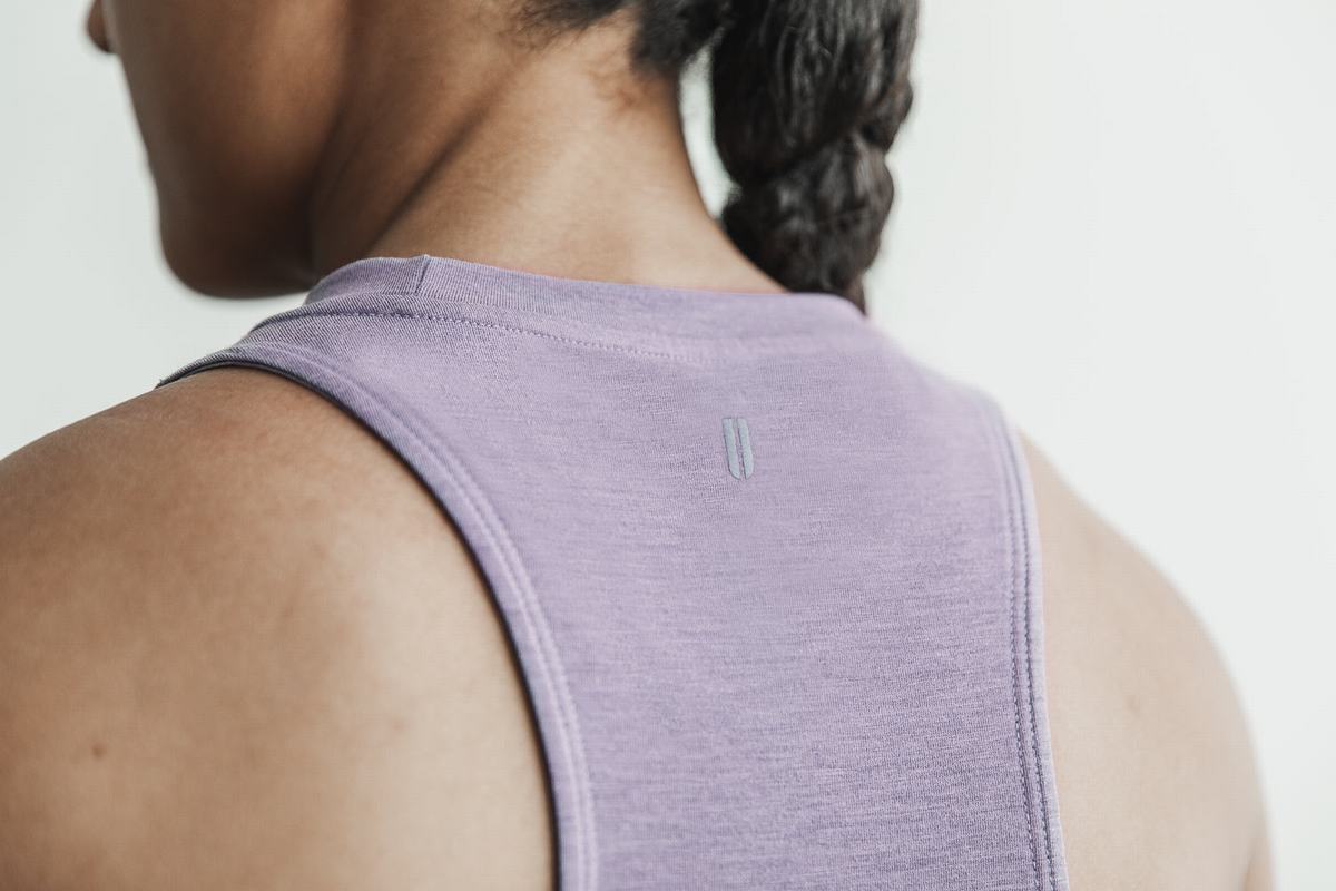 Nobull High-Neck Women's Tank Tops Lavender | Australia (ZI5482)
